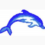 Дельфин А (20х20) Creativa Mosaic 